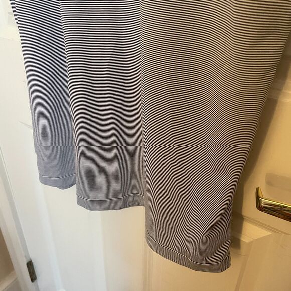 Peter Millar Golf Polo Large Striped Breathable Outdoors Lightweight Breathable - Picture 11 of 11